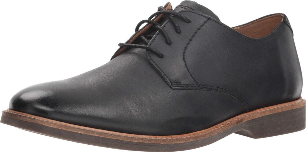 Clarks Men's Atticus Lace Oxford, Black Leather, 11.5